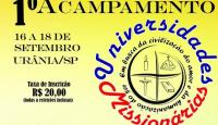 CONVITE PARA ACAMPAMENTO MISSIONÁRIO