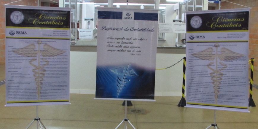 CURSO DE CIÊNCIAS CONTÁBEIS DA FAMA PROMOVE II MOSTRA DE TRABALHOS CIENTÍFICOS