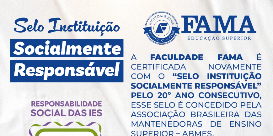 Selo Instituição Socialmente Responsável